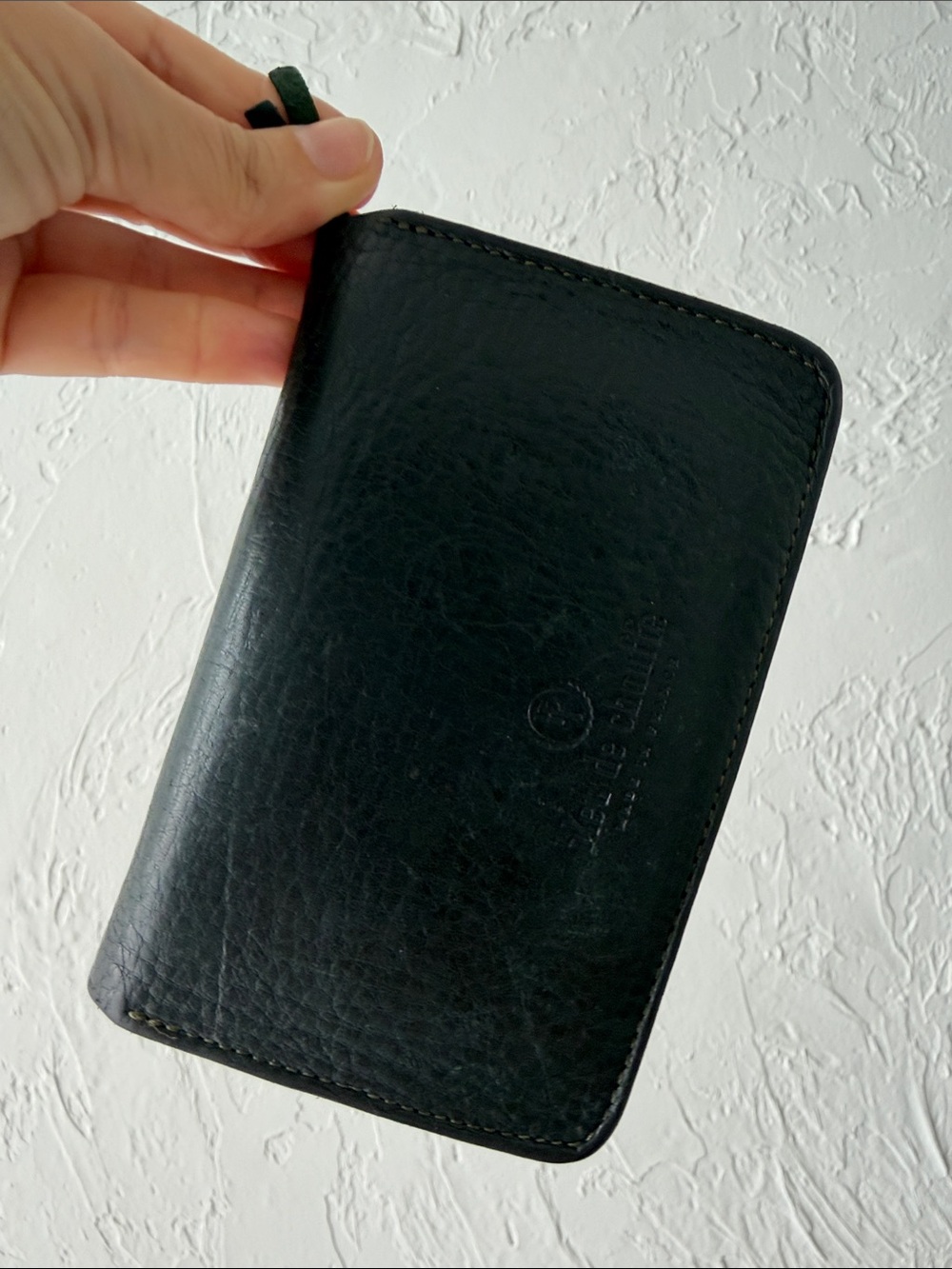 Bleu de Chauffe Grisbi Wallet In Peacock Green - Picture 3 of 9